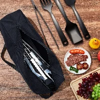 Amylove Grill Tool Storage Bag BBQ Utensil Grilling Bags Oxford Cloth, frame 2