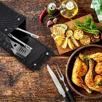 Amylove Grill Utensil Storage Bag BBQ Tool Holder Pouch, frame 2