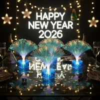 Amylove Mini Fiber Optic Lamp Glow in Dark Party Favor, frame 3