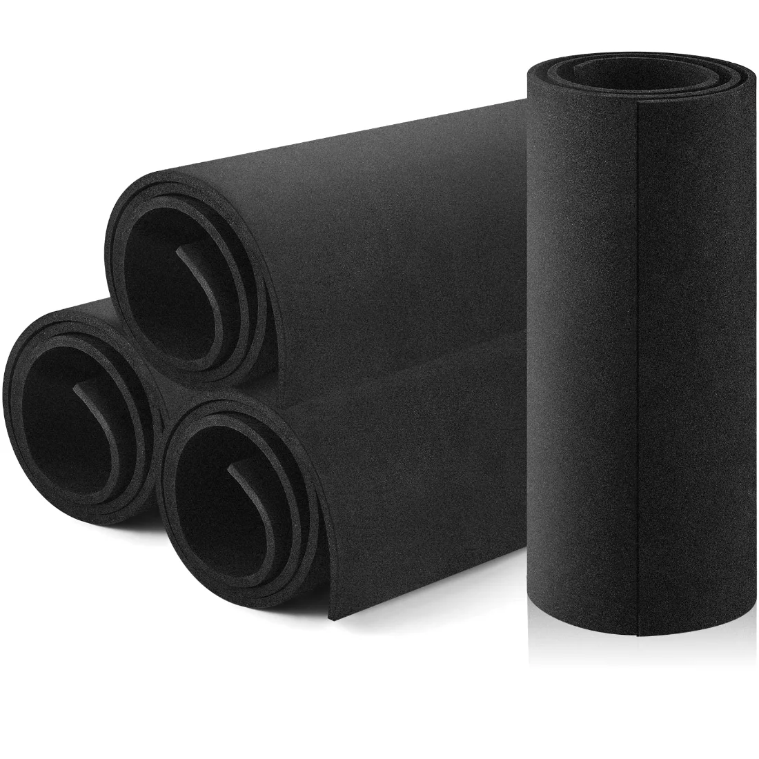 Amylove Halloween Black EVA Foam Cosplay 6 mm Thick Sheet