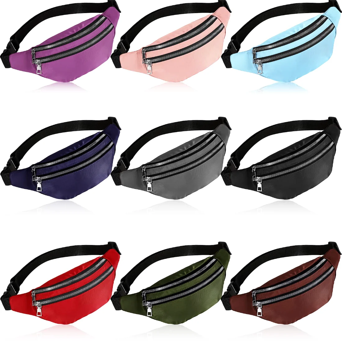 Amylove Fanny Packs Adjustable Waterproof