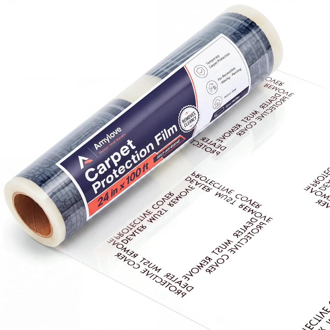 Amylove 24in*100ft Auto Carpet Protection Film