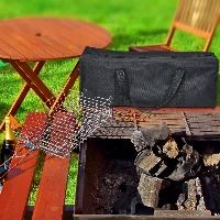 Amylove 2 Sizes Grill Utensil Storage BBQ Tool Bag 24.5" x 9.5" x 5", frame 2