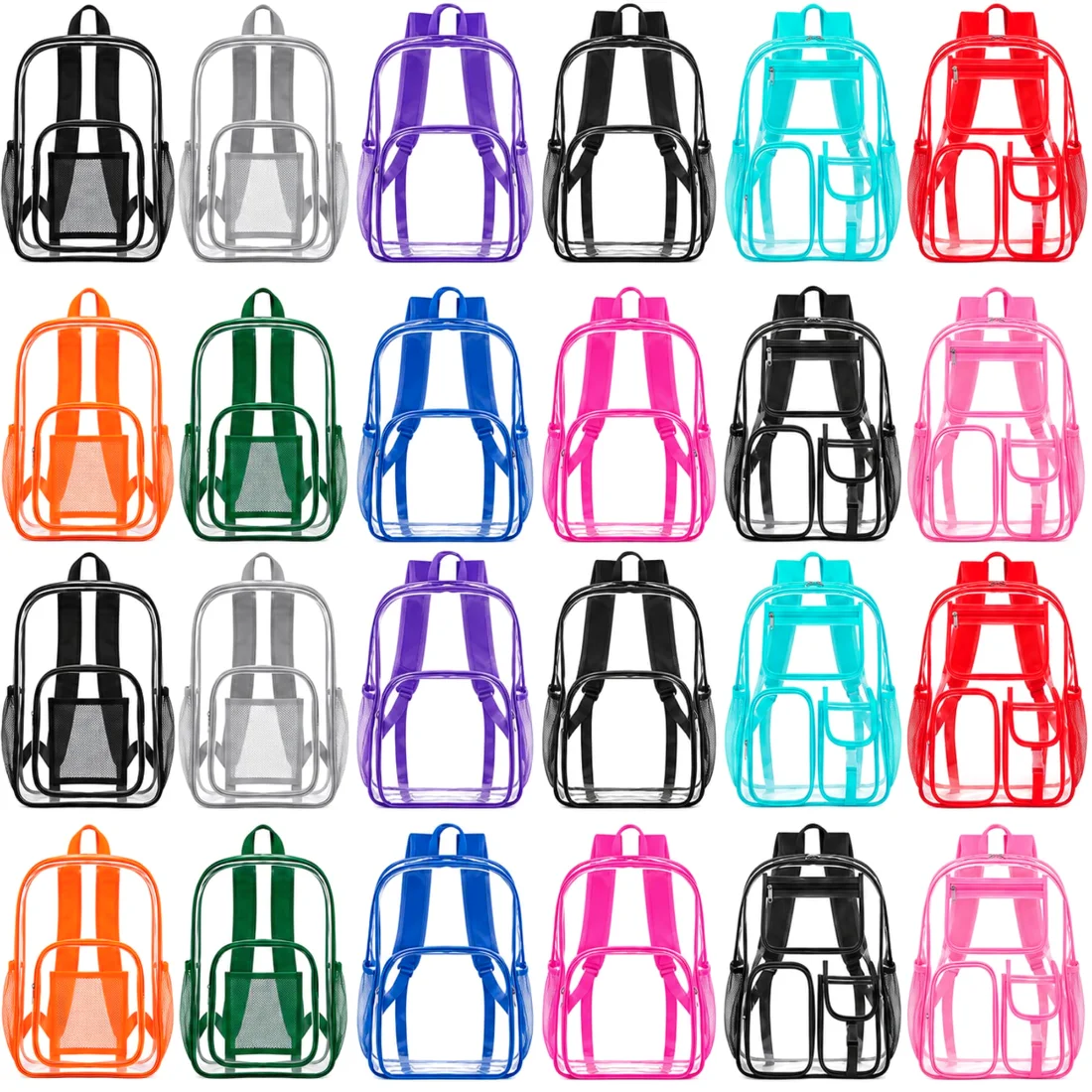 Amylove Clear Backpack 17 Inch