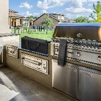 Amylove 2 Sizes Grill Utensil Storage BBQ Tool Bag 24.5" x 9.5" x 5", frame 3