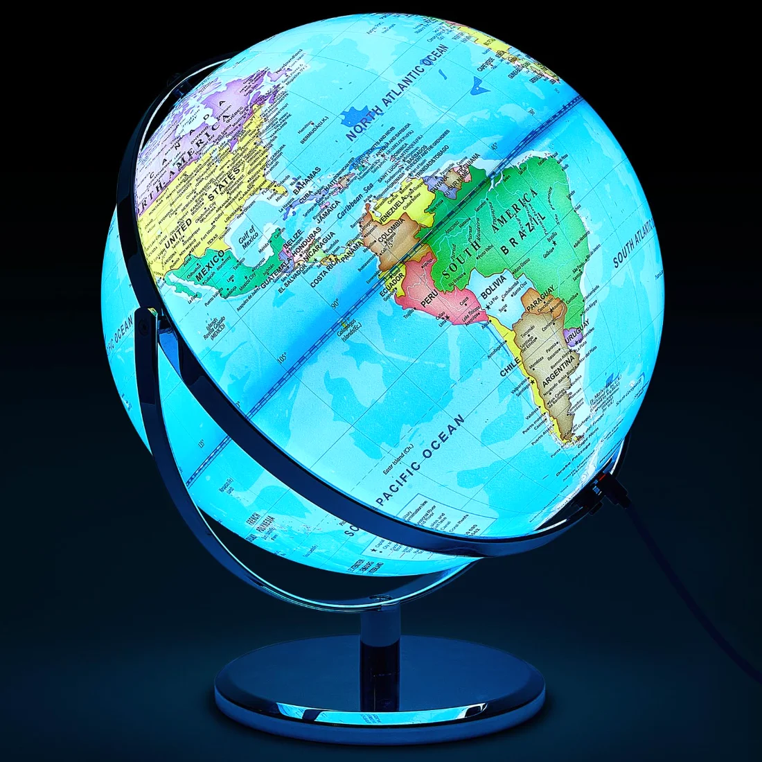 Amylove 13 Illuminated World Globe Kids