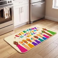 Amylove 17 x 29 Inch Classroom Welcome Mat for Elementary Back to, frame 4
