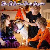 Amylove Halloween Plastic Tablecloth Disposable Round, frame 2