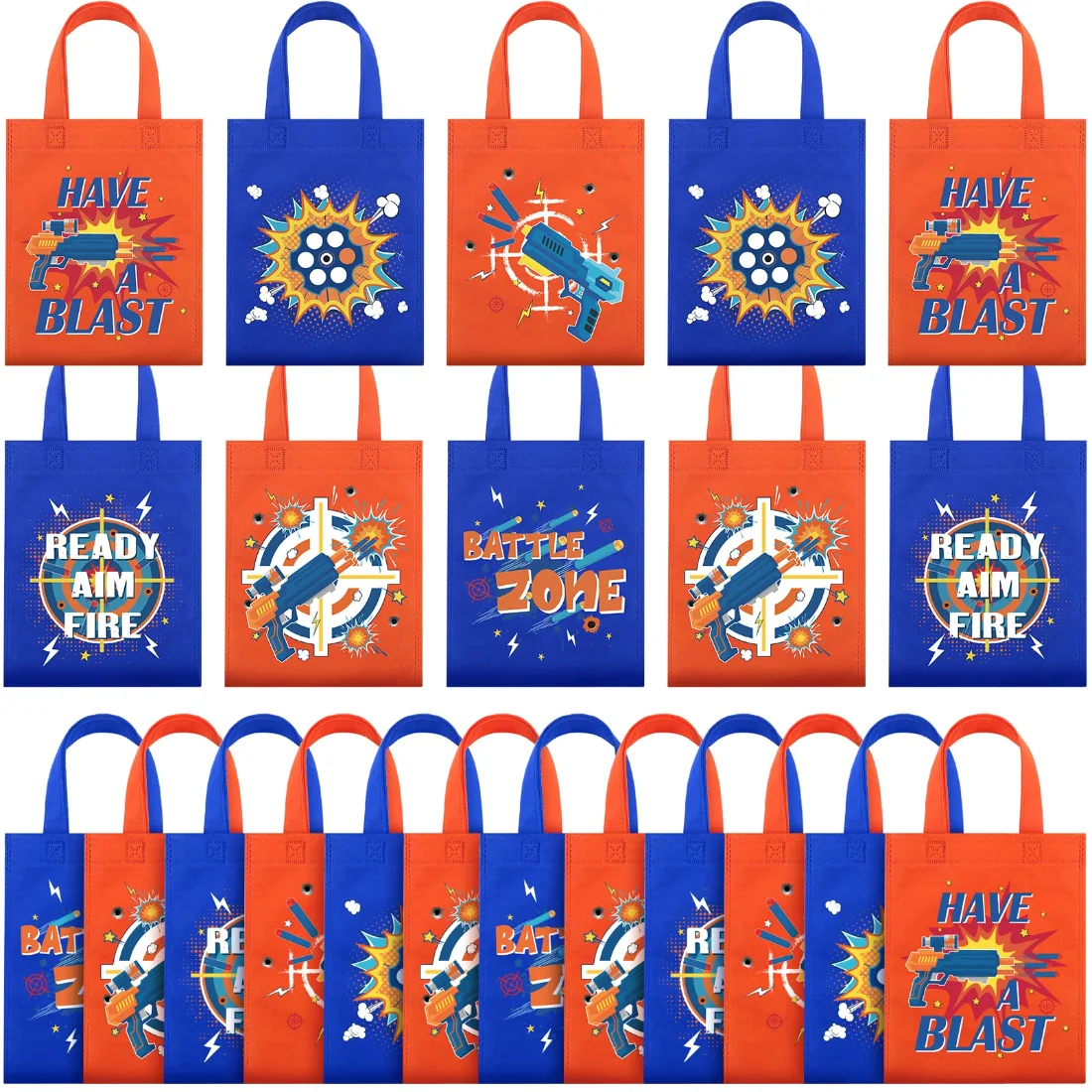 Amylove Dart Battle Party Favor Gift Bags Game War Theme Supplies