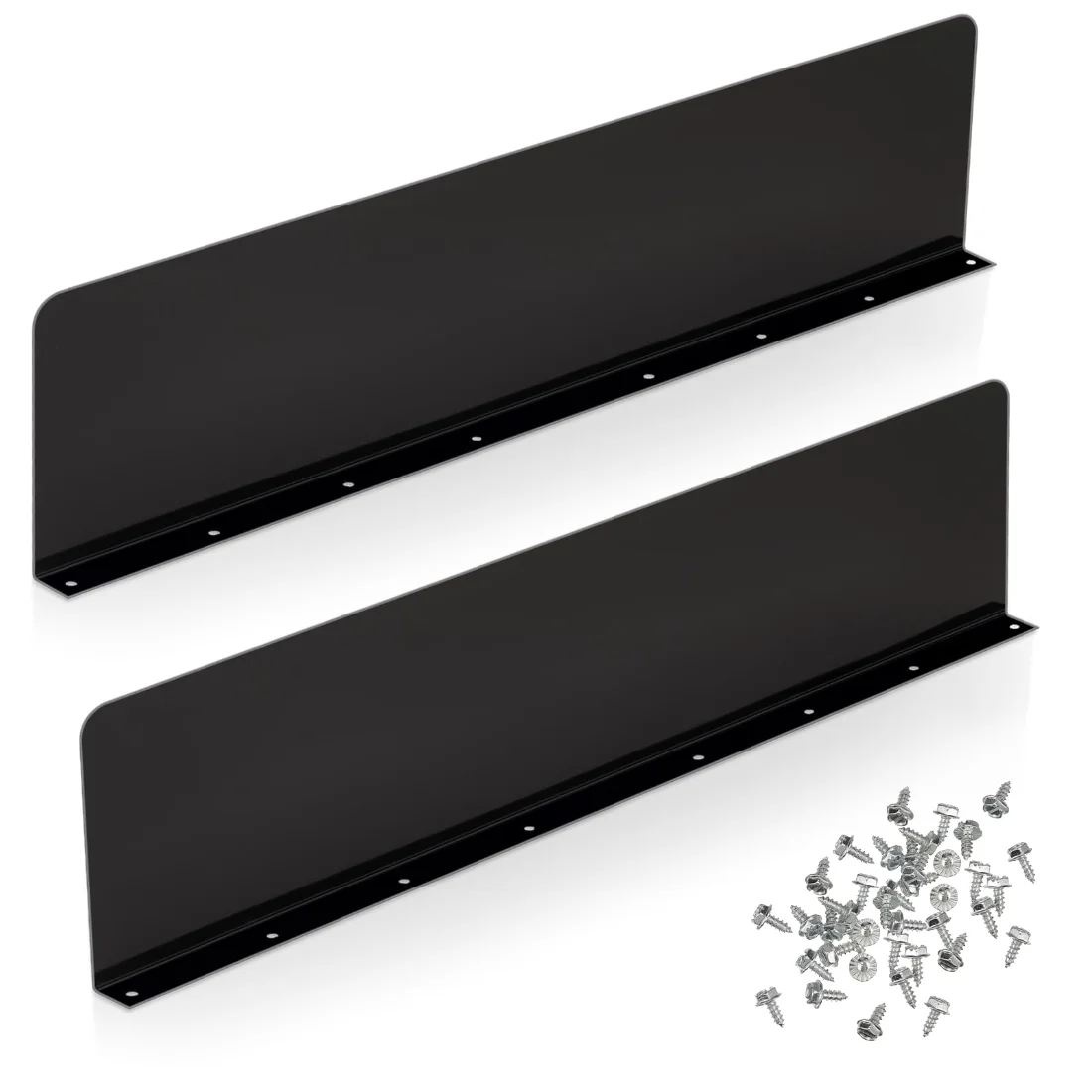 Amylove Gutter Valley Splash Guards Roof Rain Diverter