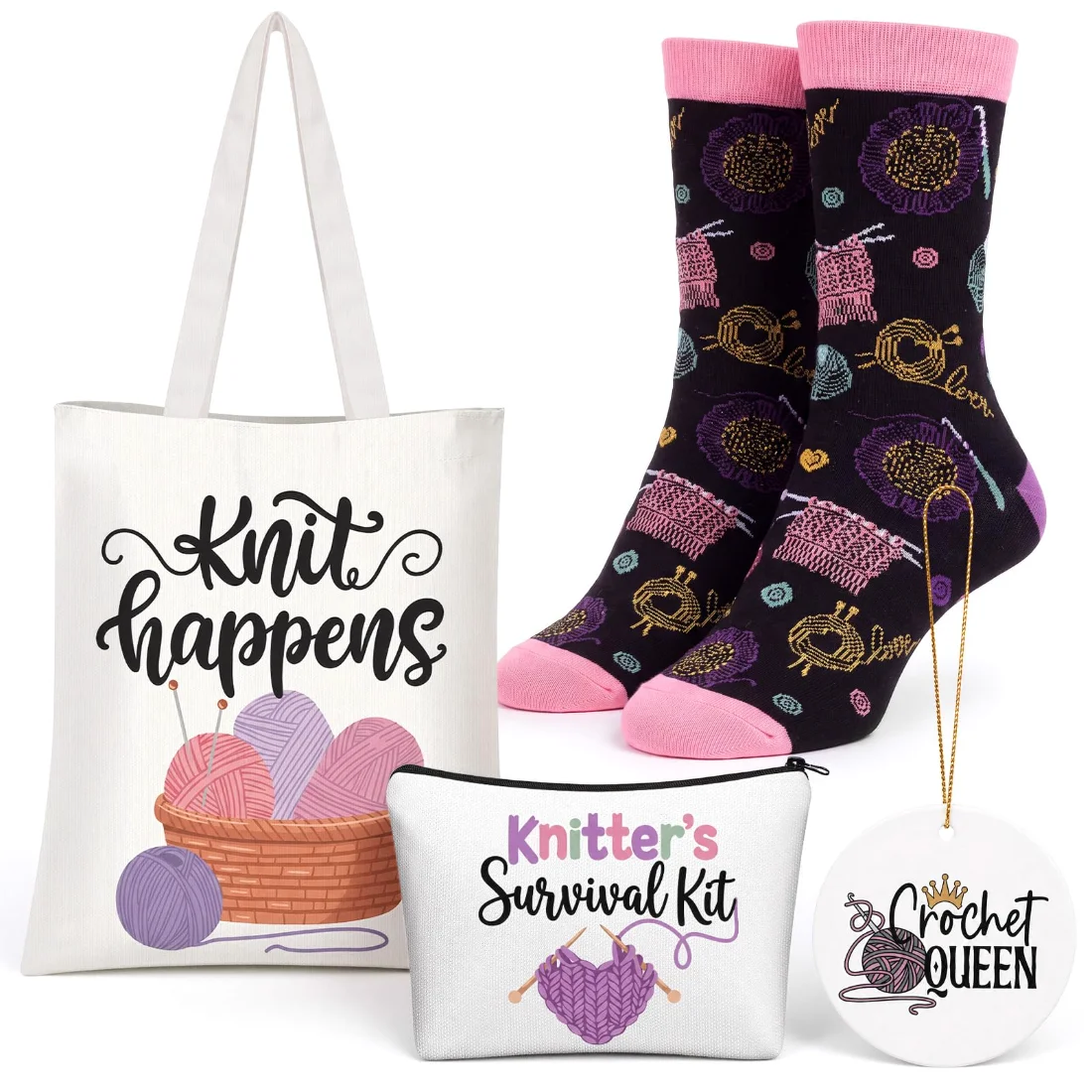 Amylove Crochet Gift Set Knitting Lover Gifts for Christmas