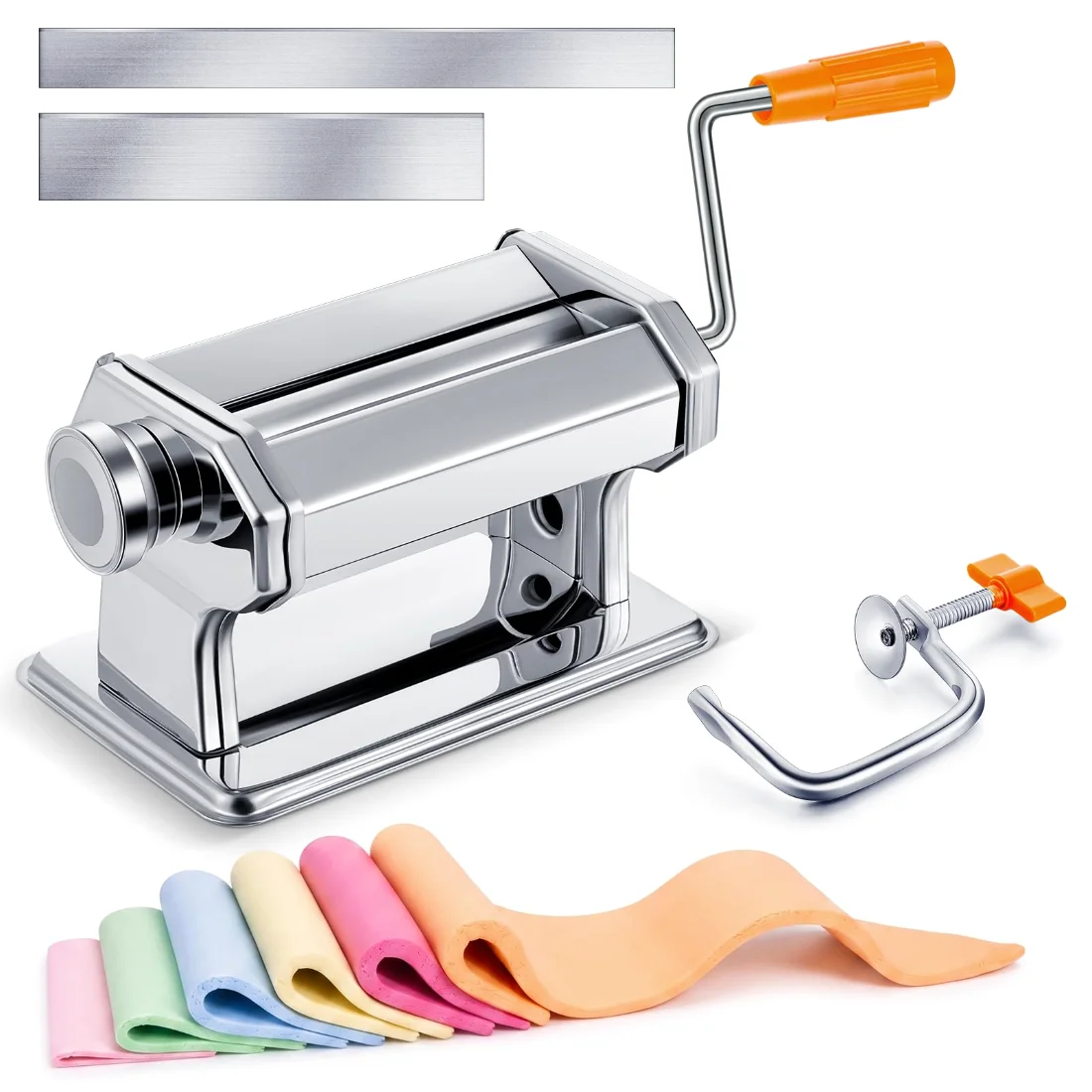 Amylove Polymer Clay Roller Machine with 6 Thickness Settings