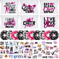 Amylove Cheerleader Gifts Cheer Makeup Bag Portable Sports Cosmetic, frame 1