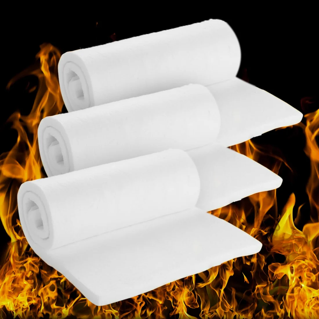 Amylove Ceramic Fiber Insulation Blanket 32"x16"x1/4" Fireproof