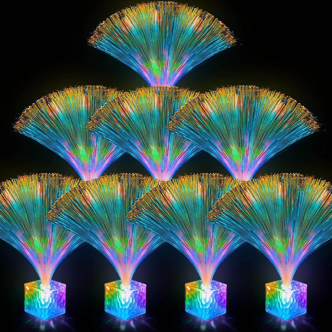 Amylove Mini Fiber Optic Lamp Glow Party Favors