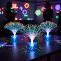 Amylove Mini Fiber Optic Lamp Glow in Dark Party Favor, frame 4