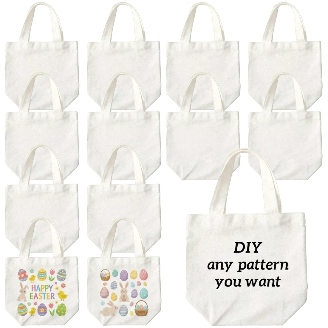 Amylove Mini Canvas Tote Bags