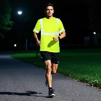 Amylove Reflective Safety T Shirt High Visibility Work Shirts with, frame 2