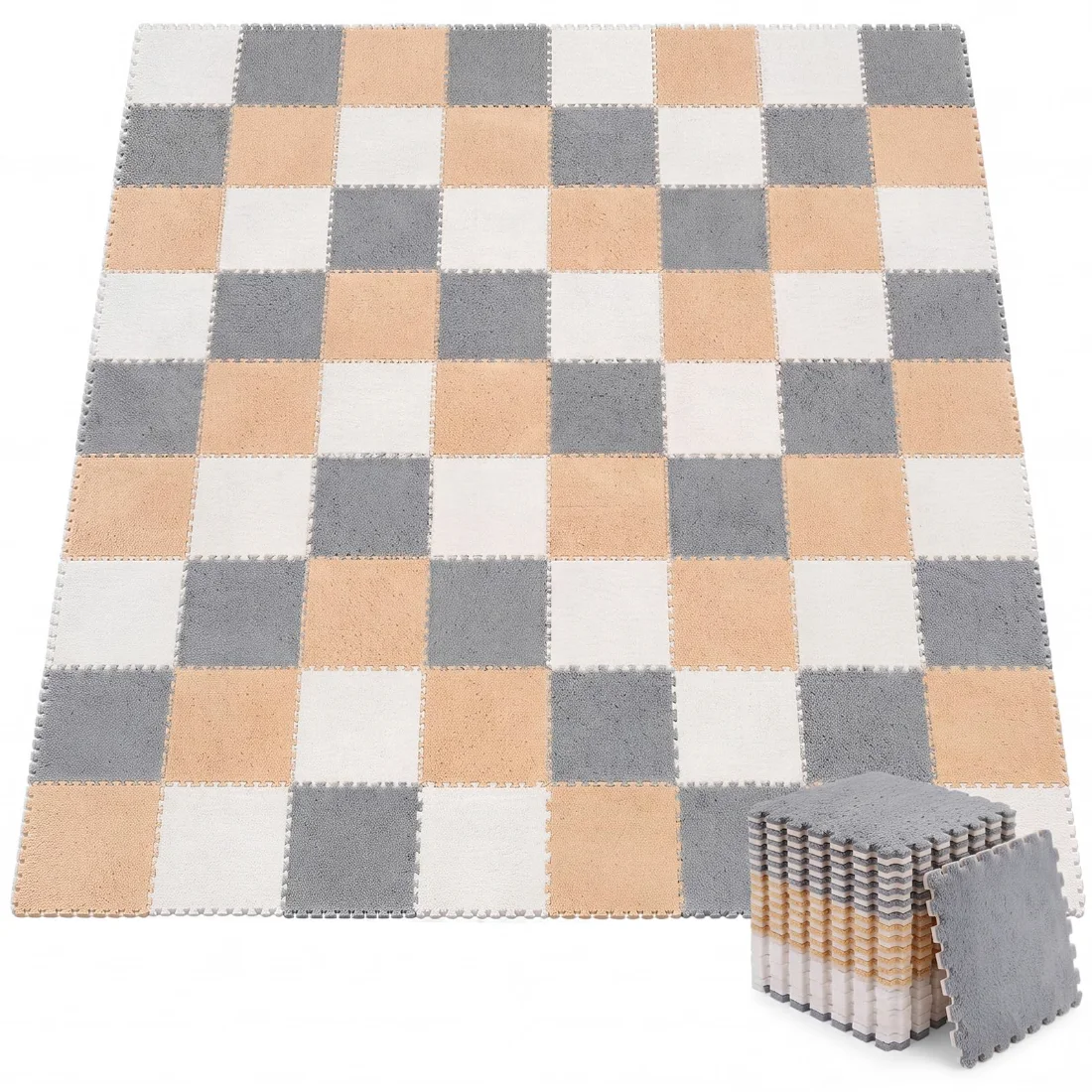 Amylove Foam Squares Interlocking Floor Mat