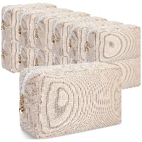 Amylove Corduroy Makeup Bag Large DIY Cosmetic Pouch, frame 3