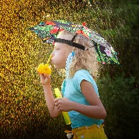 Amylove Umbrella Hat Hands-Free Colorful Head Umbrella Fishing Summer, frame 3