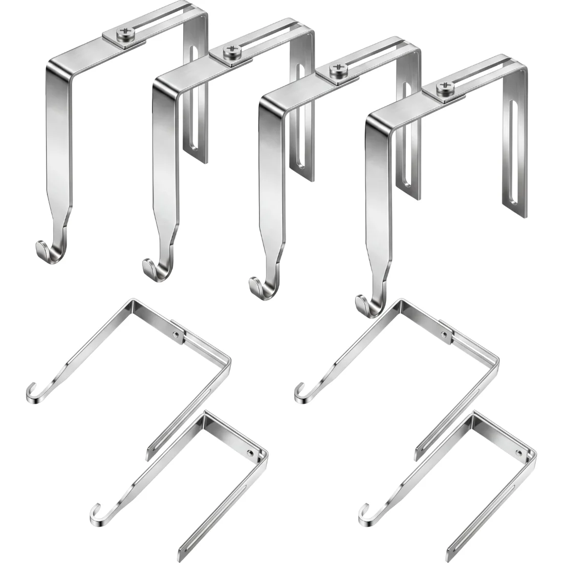 Amylove Adjustable Cubicle Hooks Metal Hangers