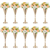 Amylove Gold Wedding Centerpieces 16.5 Inch Classic Vase Stand, frame 1