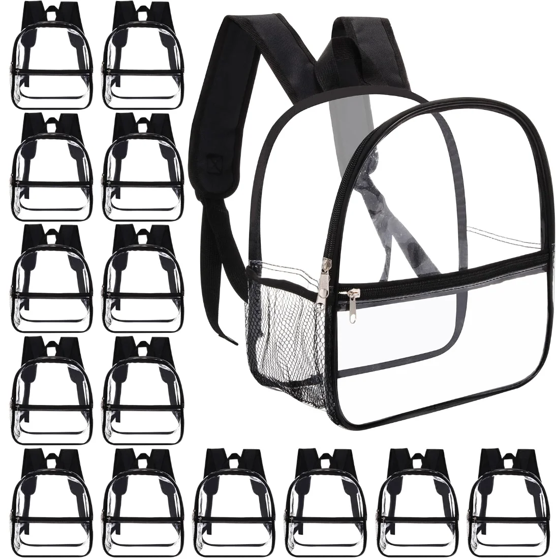 Amylove Clear Backpack PVC 12 x 6 x 11