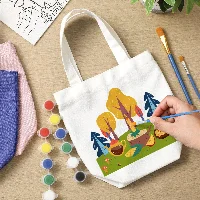 Amylove Mini Canvas Tote Bags, frame 2