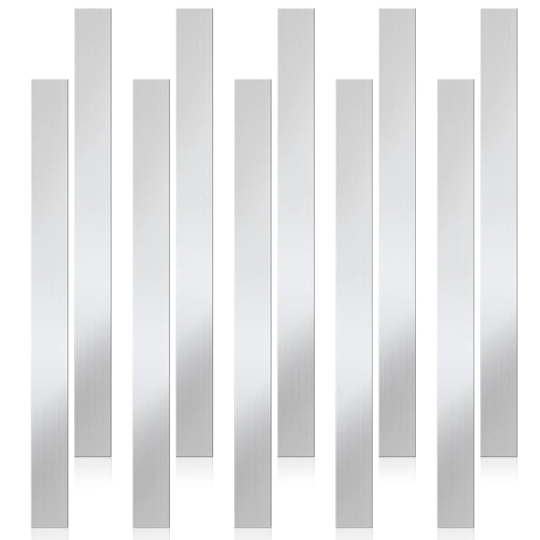 Amylove Metal Strips Shim Stock Metal Sheet Shims Gap Filler Trim
