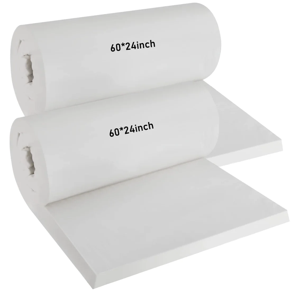 Amylove Ceramic Fiber Insulation Blanket 60 x 24 x 1 Inch 2600F